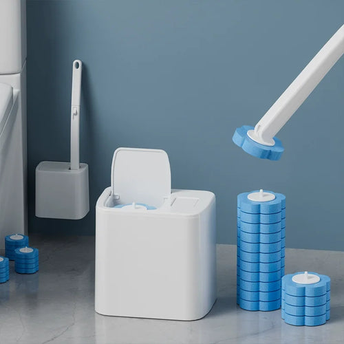 Toilet Brush Disposable Replacement Head Cleaning Kit Toilet Bowl Brush